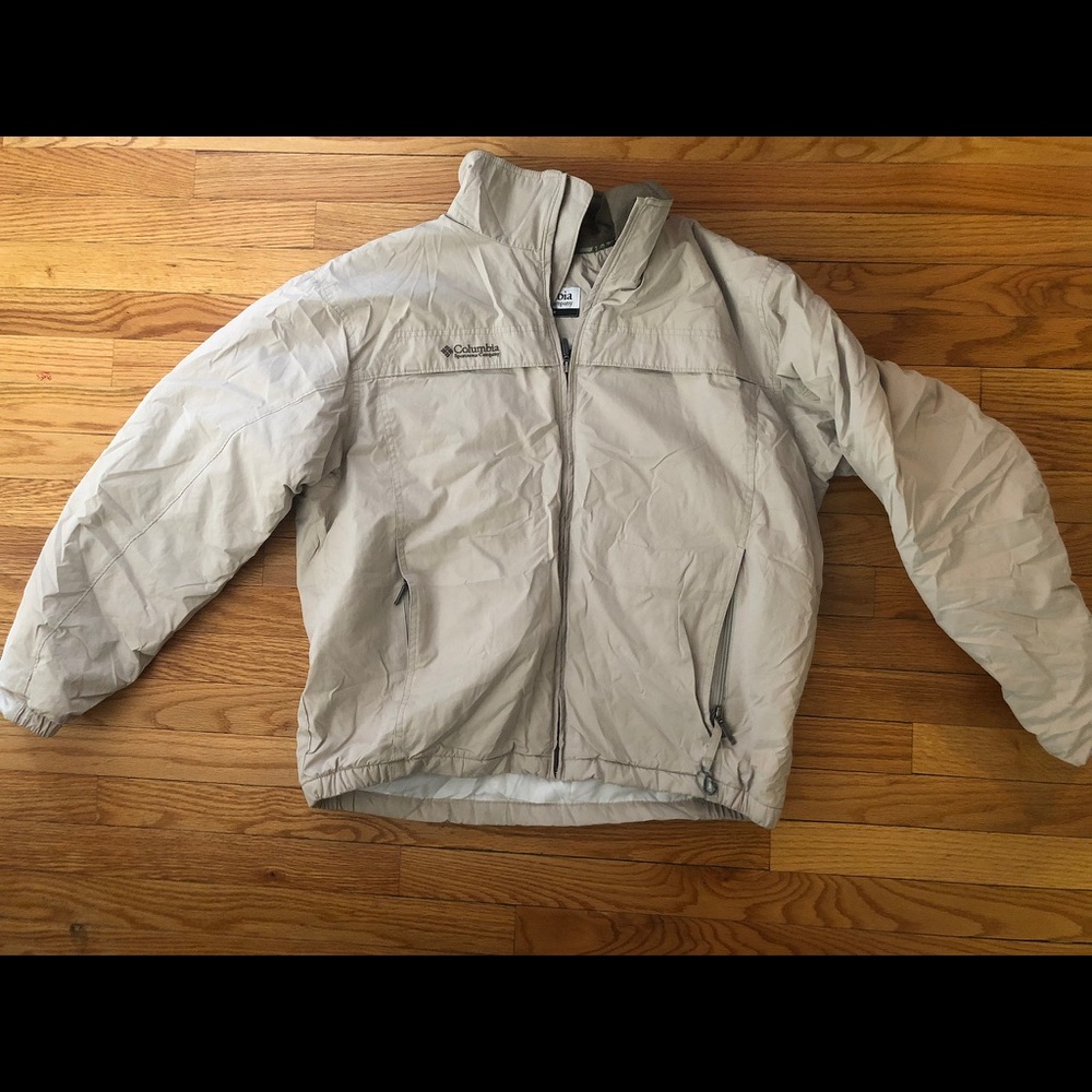 Columbia fleece lined jacket